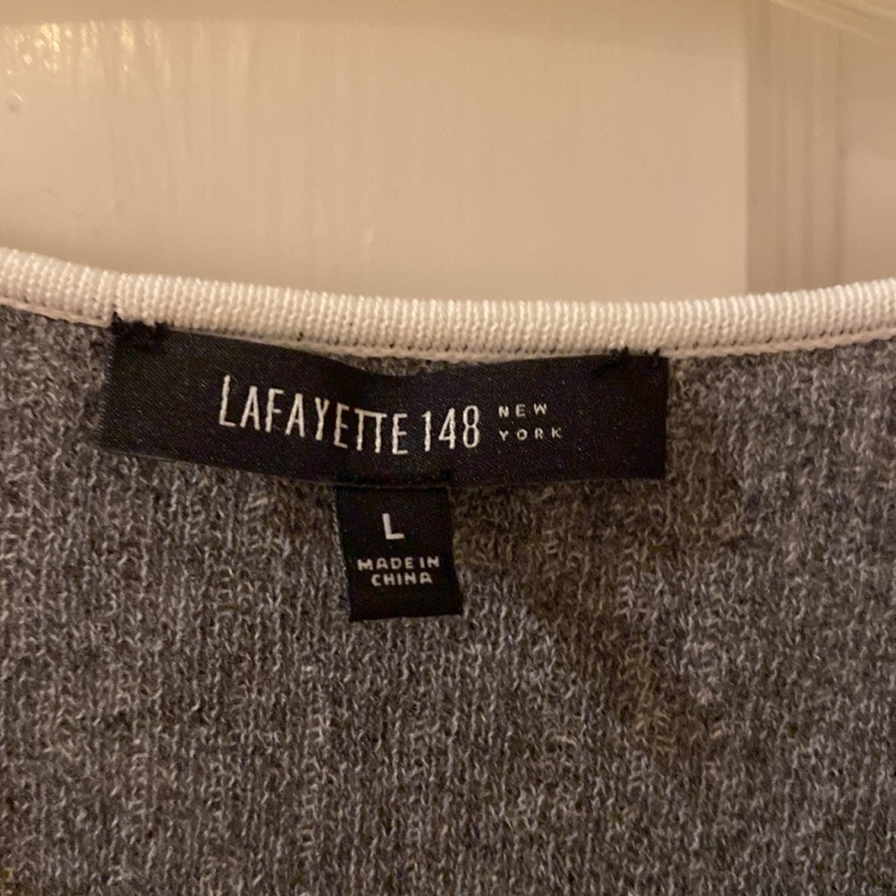 Lafayette 148 New York Knit Cami/ tank top. Sz. L. - Picture 5 of 7